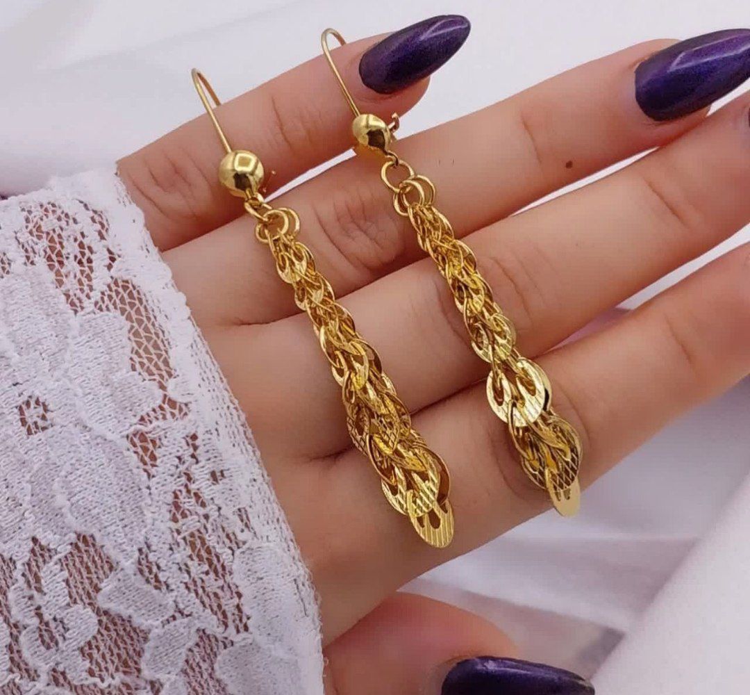 گوشواره اویز مدل شرشره